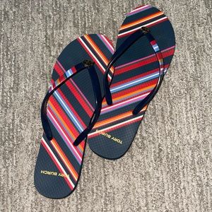 Practically New Tory Burch Flip Flops